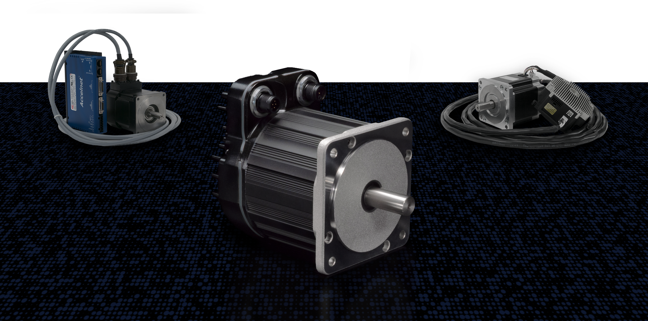 ClearPath space savings shown next to servos and steppers with separate cables, motors and drives