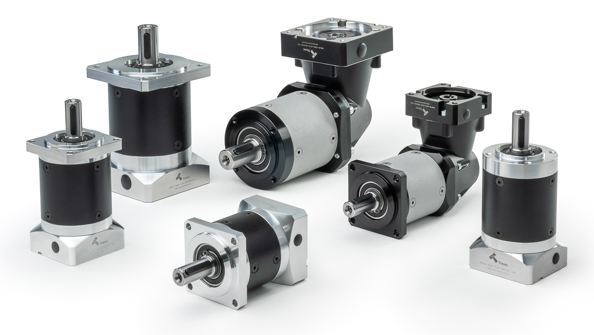 Various NEMA sizes/iterations of gearboxes